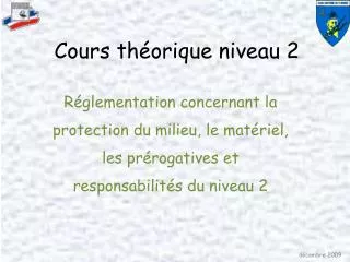 cours th orique niveau 2
