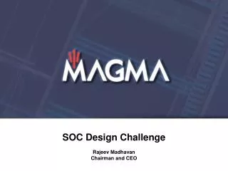 SOC Design Challenge