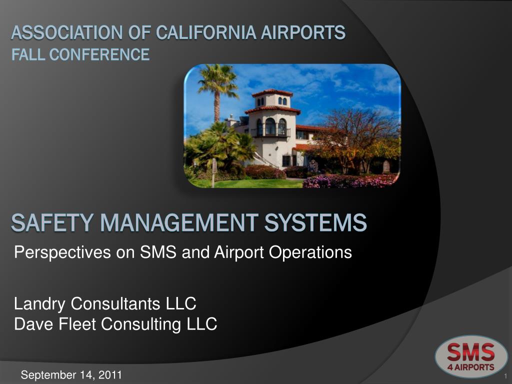 PPT - Perspectives on Safety Management Systems for Airport Operations ...