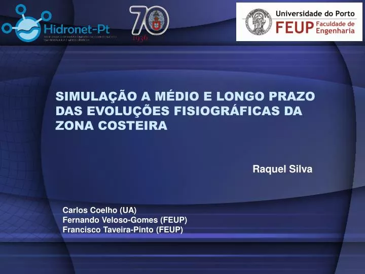 simula o a m dio e longo prazo das evolu es fisiogr ficas da zona costeira