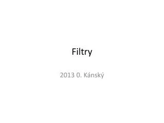 filtry