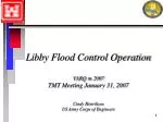Libby Dam Operations - slide 1