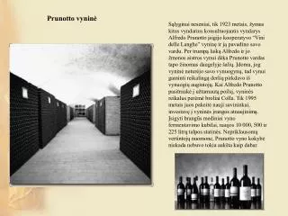 prunotto vynin