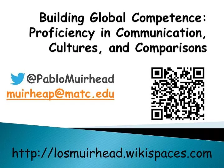 building global competence proficiency in communication cultures and comparisons