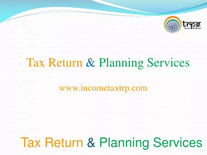 tax return planning services