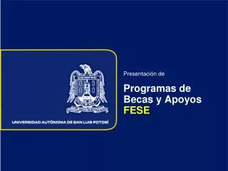 presentaci n de programas de becas y apoyos fese