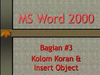 ms word 2000