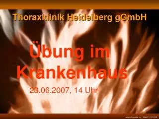 thoraxklinik heidelberg ggmbh