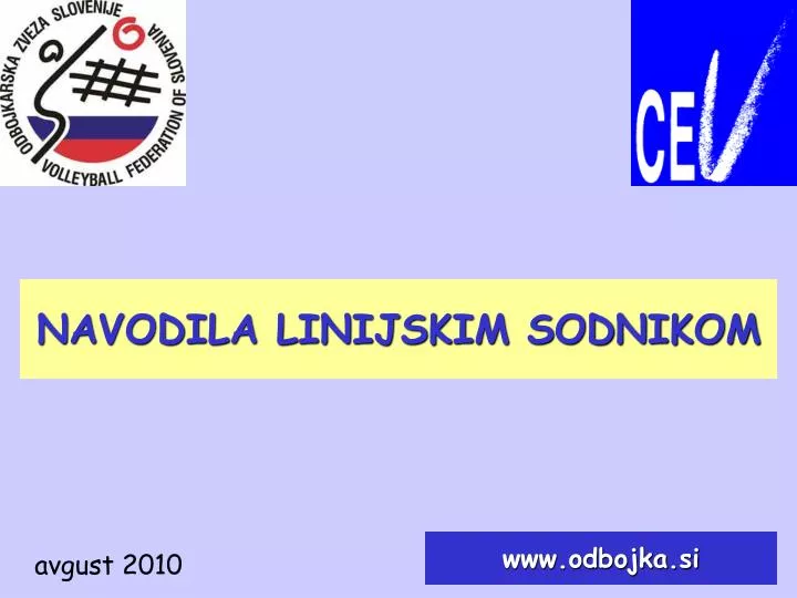 navodila linijskim sodnikom