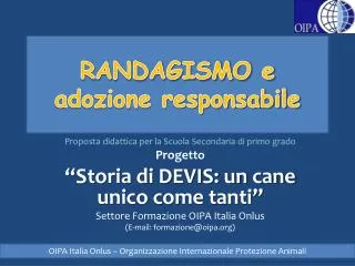 randagismo e adozione responsabile