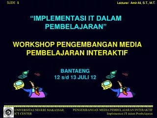 implementasi it dalam pembelajaran