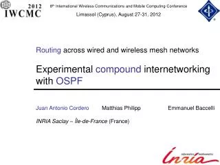 Routing across wired and wireless mesh networks