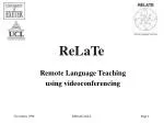 ReLaTe - slide 1