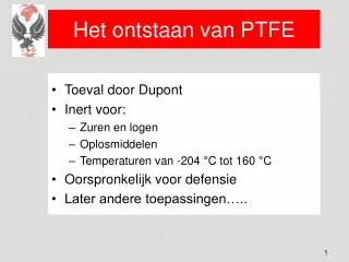 het ontstaan van ptfe
