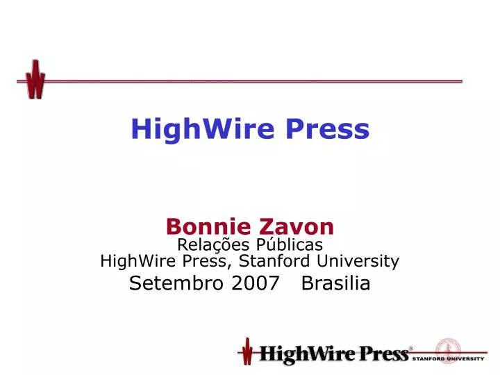 highwire press