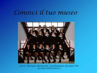 conosci il tuo museo