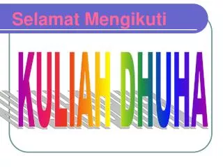 selamat mengikuti