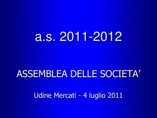 a s 2011 2012