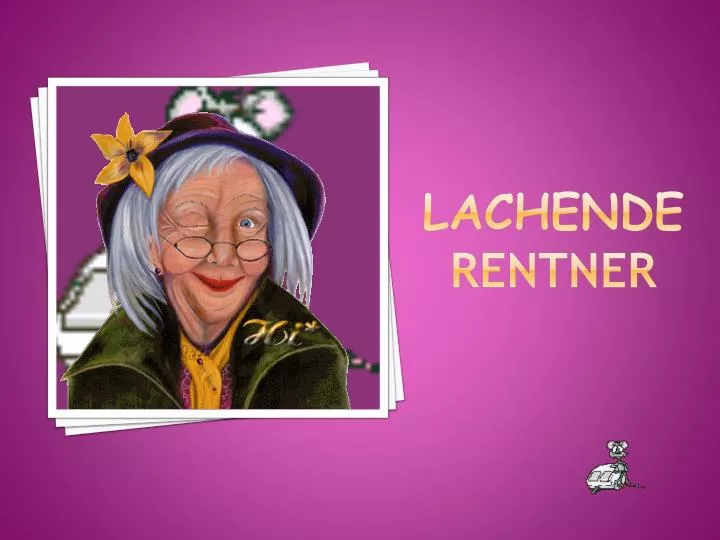 lachende rentner