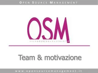 team motivazione