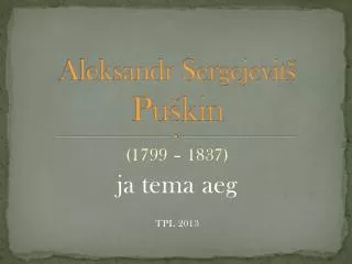 aleksandr sergejevit pu kin