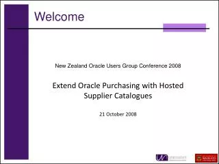 New Zealand Oracle Users Group Conference 2008