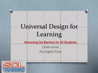 Universal Design for Learning