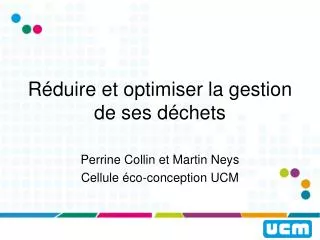 r duire et optimiser la gestion de ses d chets
