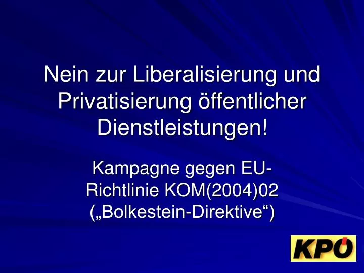 nein zur liberalisierung und privatisierung ffentlicher dienstleistungen