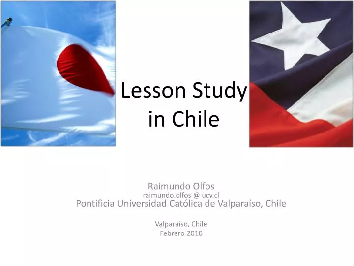 lesson study in chile