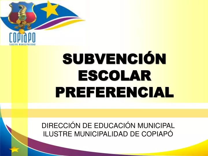 subvenci n escolar preferencial