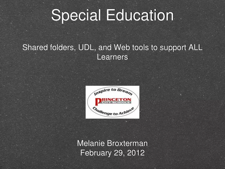 special education shared folders udl and web tools to support all learners