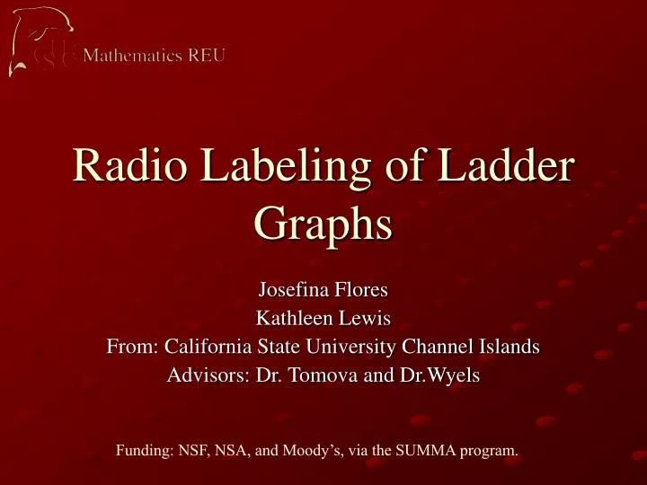 radio labeling of ladder graphs