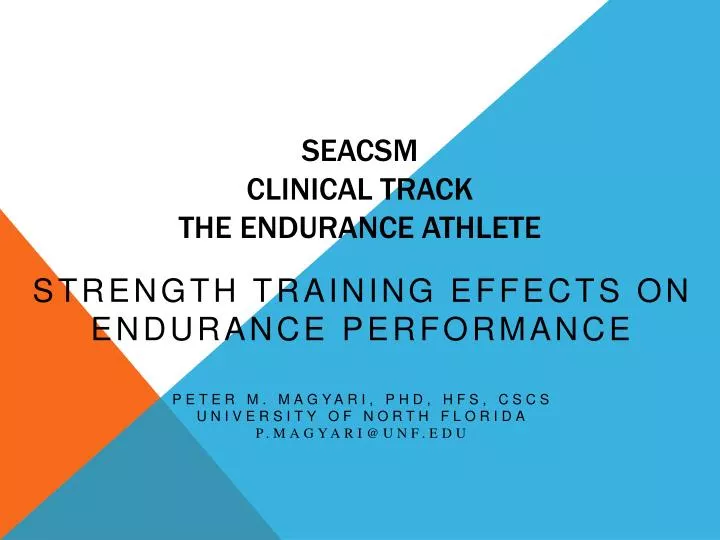 seacsm clinical track the endurance athlete