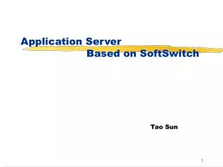 application server based on softswitch