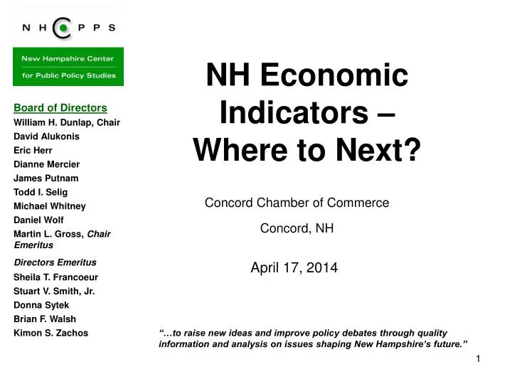 nh economic indicators where to next