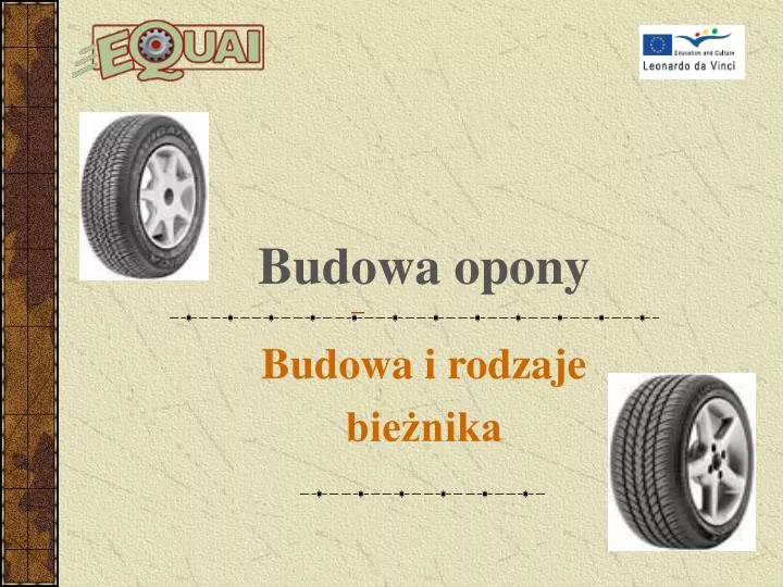 budowa opony