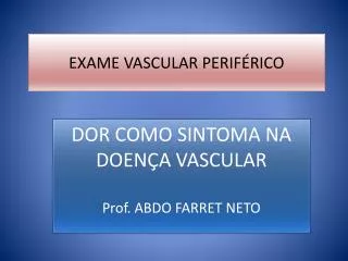 exame vascular perif rico