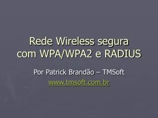rede wireless segura com wpa wpa2 e radius