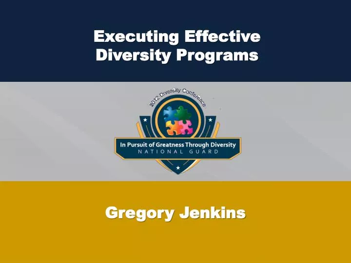 executing effective diversity programs