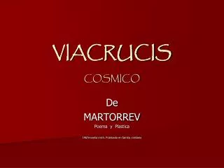 viacrucis cosmico
