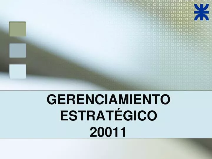 gerenciamiento estrat gico 20011