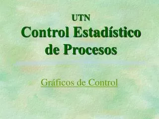 utn control estad stico de procesos