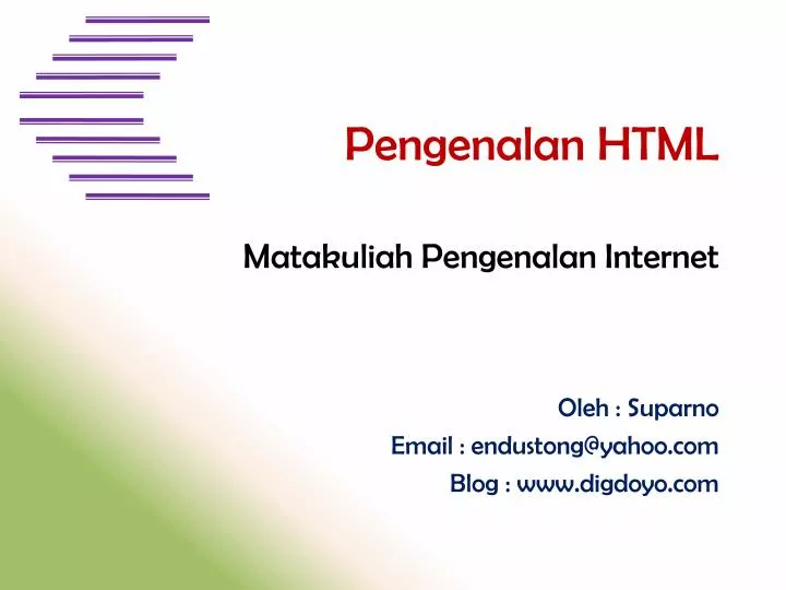 pengenalan html