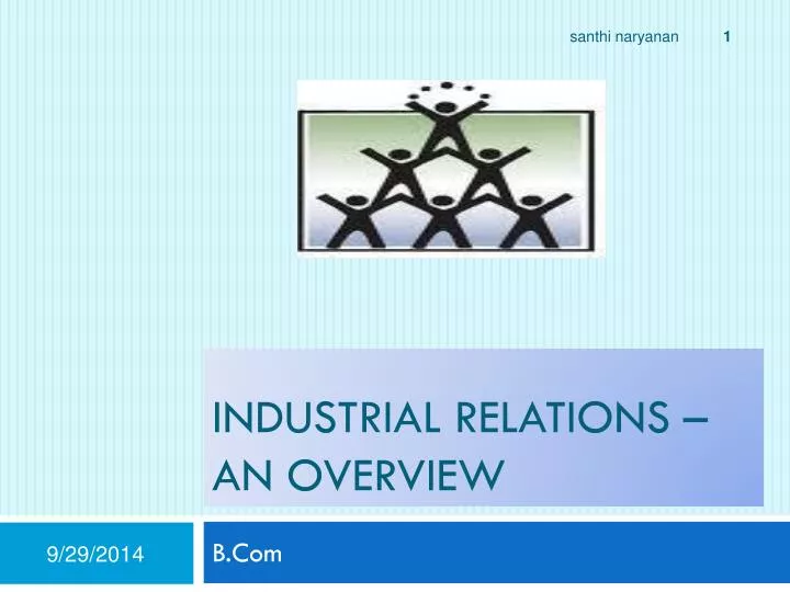 industrial relations an overview
