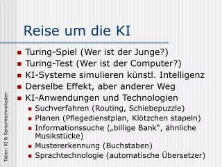 reise um die ki