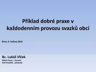 p klad dobr praxe v ka dodenn m provozu svazk obc