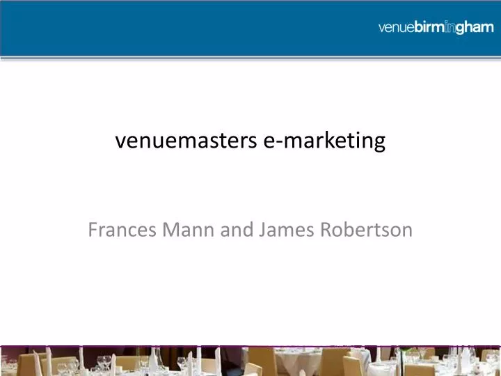 venuemasters e marketing