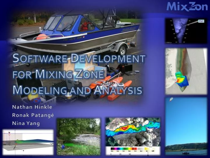 software development for mixing zone modeling and analysis
