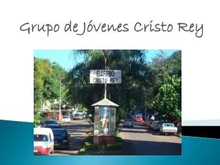 grupo de j venes cristo rey